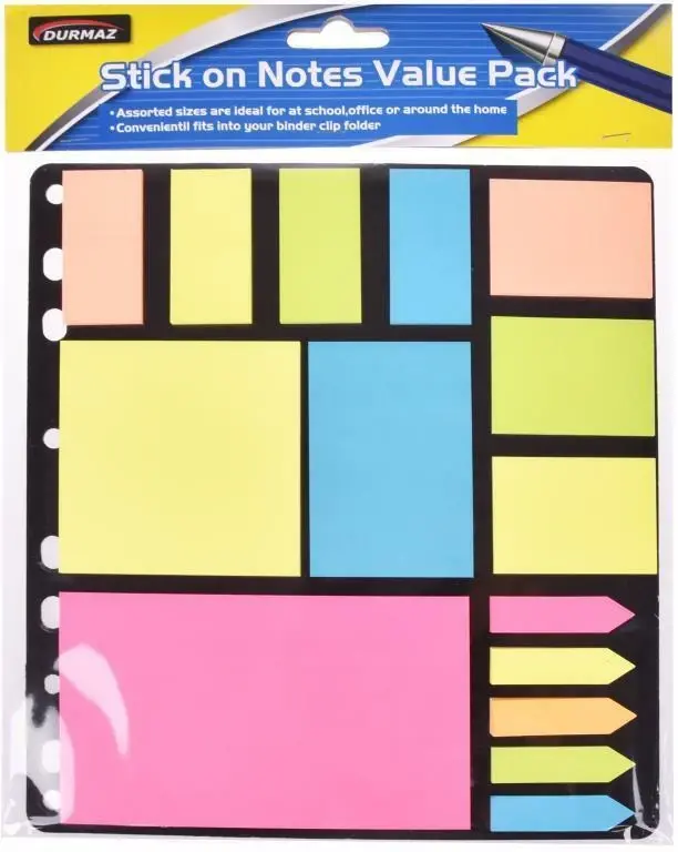 Class Mate Post-it Notes Sticky Notepad Memo Pad, Bookmark Sticker